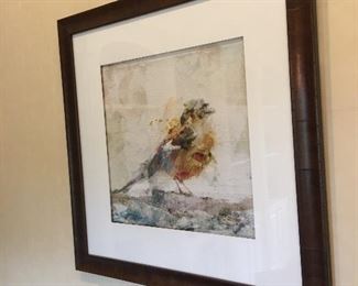 $175/ ea.
1 of 2 watercolor bird prints