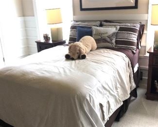 $550 bed
(bed linens not for sale)