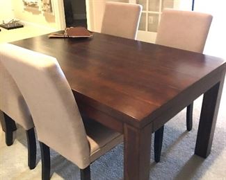 $475 table
$450 four chairs