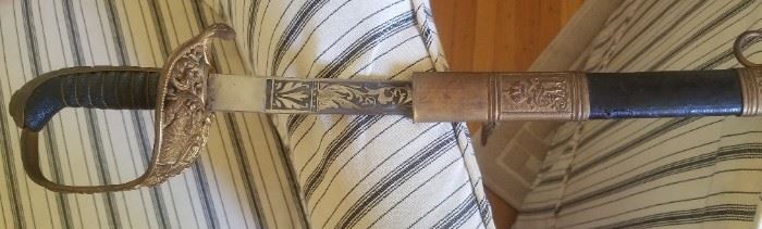 German vintage decorative sword
