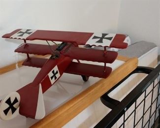 Back Bedroom Center:  Red Baron Tri-Plane