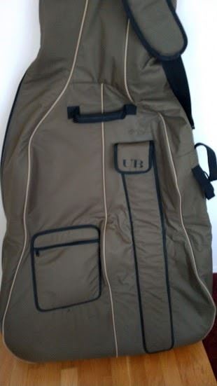 Living room:   Large Bass Cello Soft Case by U B(Like New)