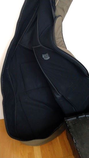 Living room:   Large Bass Cello Soft Case by U B(Like New)