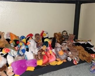 Bedroom #2 toys Beanie Babies 