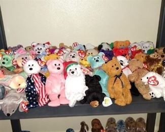 Bedroom #2 toys  Beanie Babies Bears