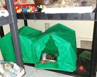 Bedroom #2 Right:  2 Big Jim Tents and Accessories
