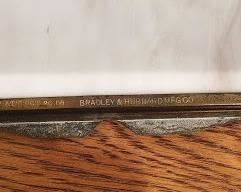 Dining Room:  Fabulous Bradley & Hubbard Table lamp