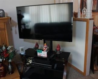 flat screen tv with cabinet, electronics