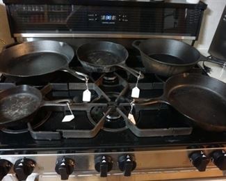 Lodge and Wagner cast iron
