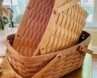 Longaberger Handcrafted Baskets, signed and dated