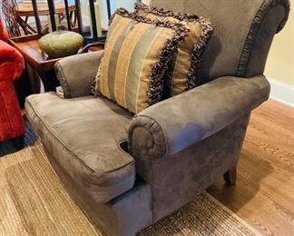 Ethan Allen Club Chair with matching Ottoman