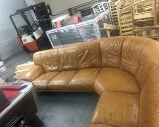 Leather Sectional Great shape!  $600