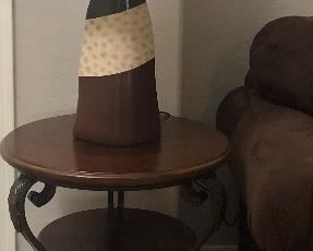 End Table, Pr Table Lamps 