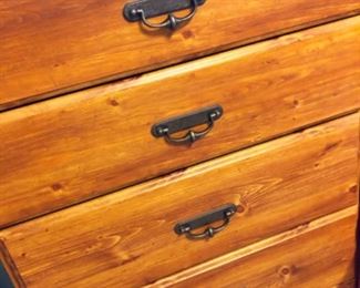 In the first Bedroom We Have A Five Drawer Chest...