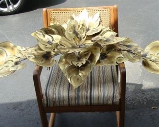 Signed metal wall art--60's Retro