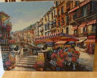 Original oil--great colors almost a 3-D effect