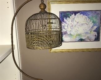 Love this vintage Brass Bird cage