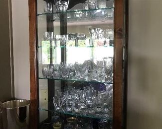 Wonderful hanging curio cabinet