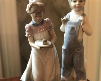 Lladro Happy Birthday (girl) and Boy from Madrid