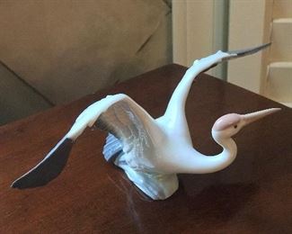 Lladro Landing Crane - Retired