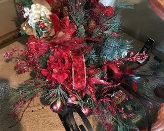 Wonderful Christmas Sled Arrangement