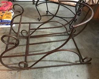 Iron Sleigh to decorate for the holidays