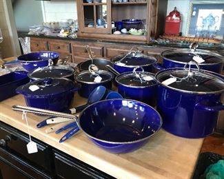 Chantal Cookware - love the blue