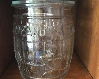 Glass "Peanut" Jar