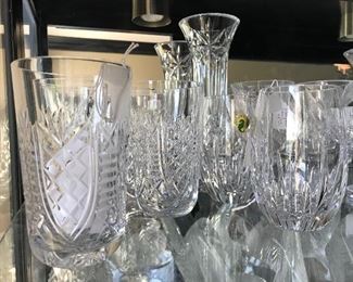 Beautiful Waterford glasses and vases