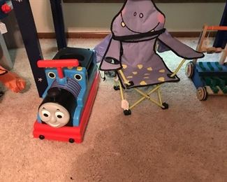 More chairs and push and ride toys