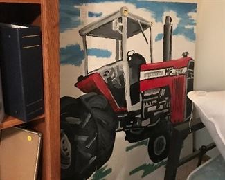 Great Massey Ferguson Tractor acrylic