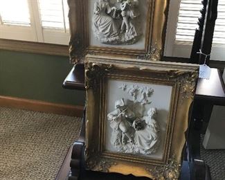 Beautiful relief framed pictures