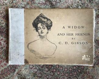 "A Widow and her Friends" by C. D. Gibson