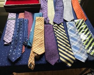 Mens Silk Ties-Ralph Lauren, Joseph & Lyman, Brion, Giorgio Armani etc (check detailed list)