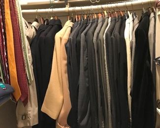 Beautiful mens suits and dress coats - Corneliam Collection, Pat Zilveri Polo-Ralph Lauren, Brooks Brothers, dolce Gabbana 43L & 44L