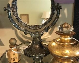 Wallace Silver baroque mirror