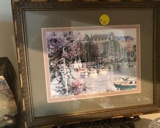 Wonderful art work throughout sale.