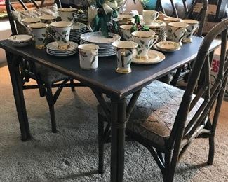 Love this Table and 4 chairs. Use in any decor - Asian motif