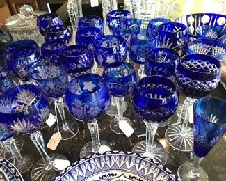 Beautiful Cobalt Stemware in all styles