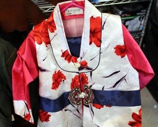 Child's Flight Jacket, And Oriental Suit Set