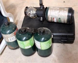 Portable Butane Stove Model GS-3000 New, Propane Gas Camping Bottles, And Lantern Attachment