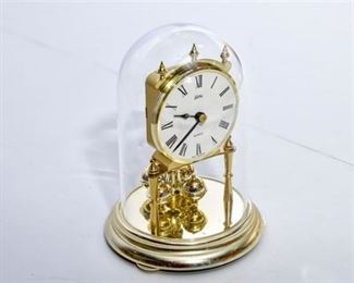 32. Koma Quartz Anniversary Clock with Glass Dome