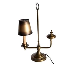 52. Brass Student Lamp