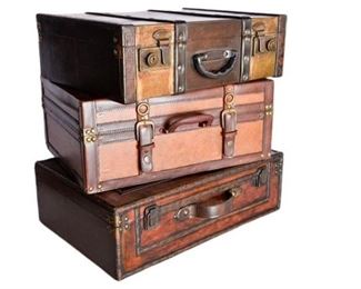 63. Three Decorative Suitcases