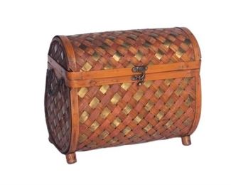 68. Decorative Woven Wood Box