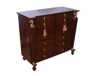 79. Maitland Smith Classical Empire Style Chest