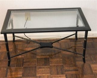 93. Black Lacquer Coffee Table