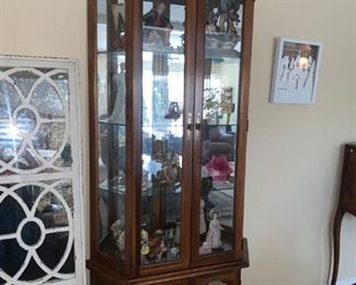 Beautiful Illuminated Curio Cabinet