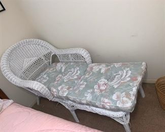 Wicker Chaise