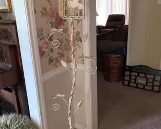 Iron Bird House on Stand